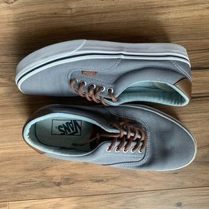 Vans! Grey loafer boat style